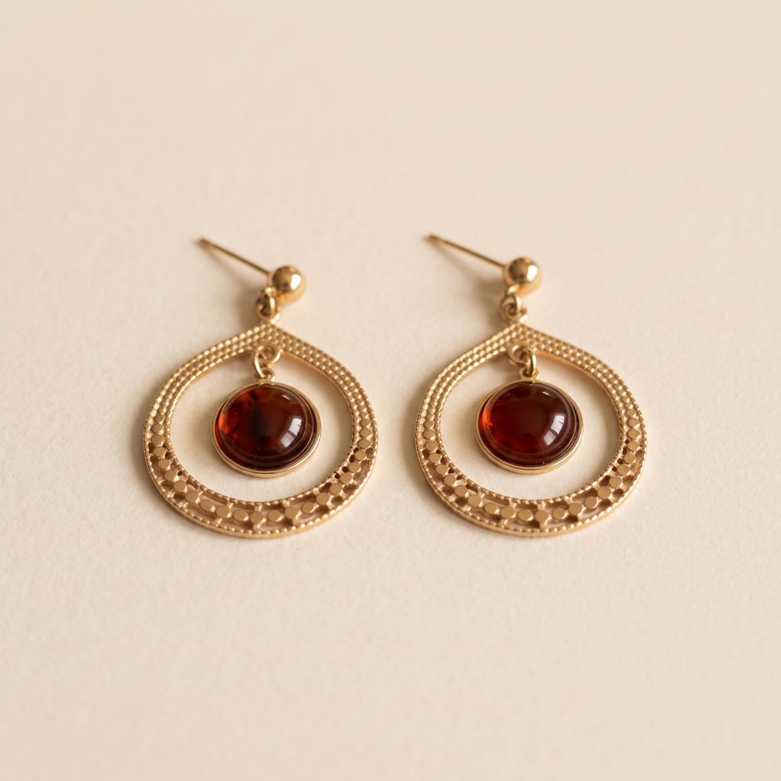 Boucles D'Oreilles Carmela – Acier Inoxydable Garantie