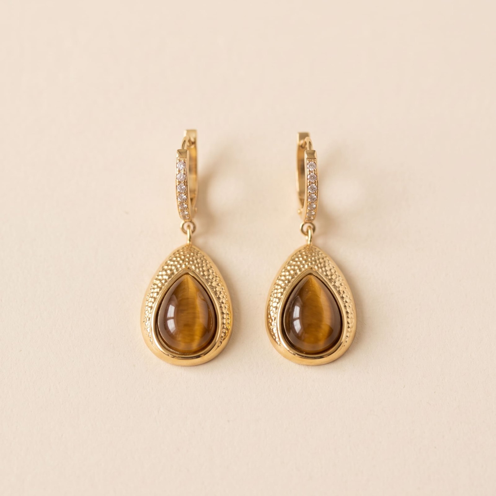 Boucles D'Oreilles Gocciolina - Acier Inoxydable Garantie